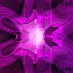 AI-composed visual scene synced to a song section